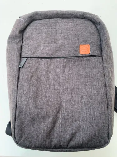 apple iplace mochila para macbook  ipad iphone ipod ipen cor cinza com regulagem