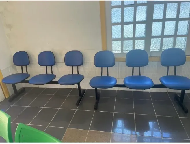 Conjunto de cadeiras pra recepção 