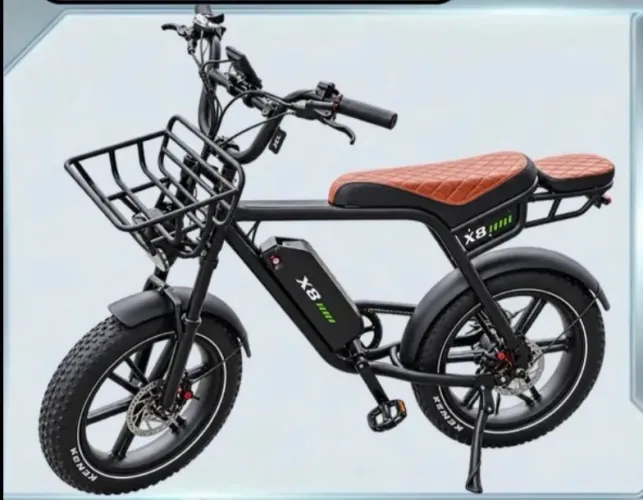 Bicicleta Elétrica X8 1000W - Até 50km de Autonomia | Modelo EVT-X8