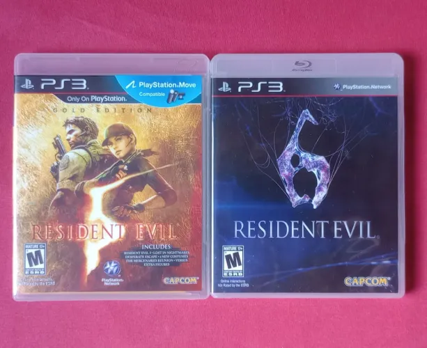 Resident evil 5 e 6 ps3