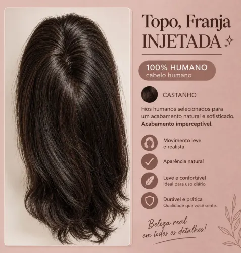 ? PERUCAS INJETADAS MASCULINAS E FEMININAS! ?
