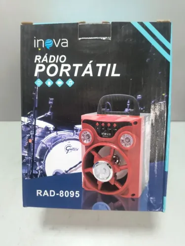 Lt 022 Radio Portatil Inova RAD 8095 Vermelho