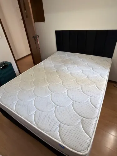 Cama box casal molas Ortobom