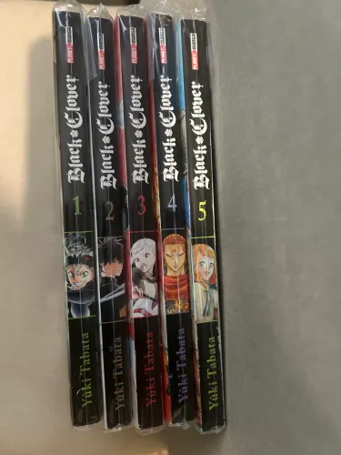 Black Clover Volumes 1 ao 5! Mangá Panini