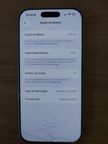 iPhone 17 256GB  2 meses de uso 