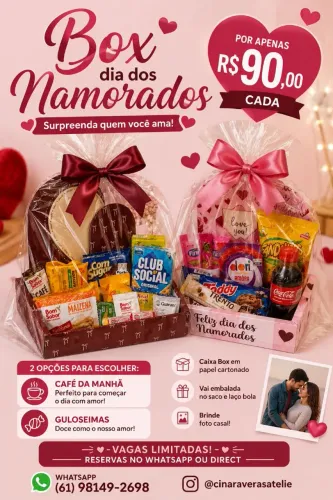 Caixa box dia dos namorados