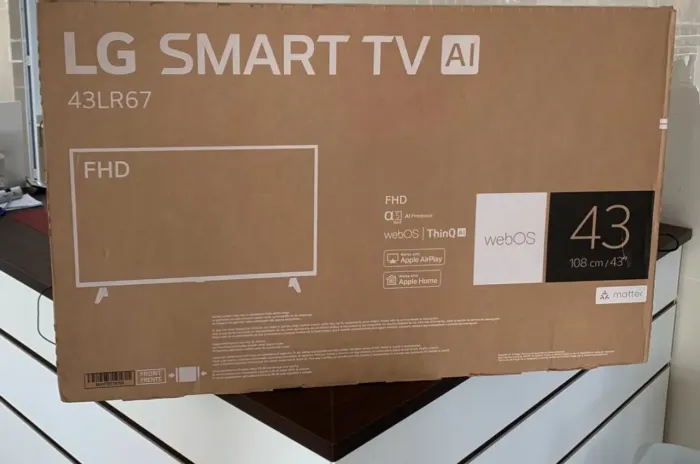 Smart Tv LG 43 Polegadas Lacrada - Nota fiscal