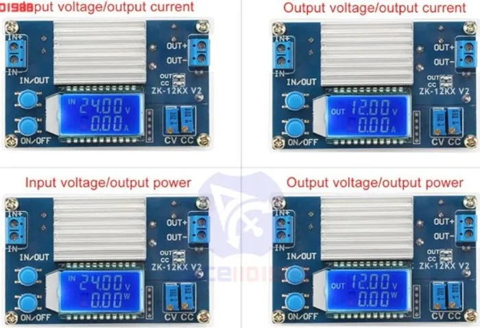 Conversor DC-DC 5.3-32v 1.2-32v 12a 160w regulador de tensão Arduino COD-AM421