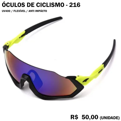 Óculos de Ciclismo Verde Neon