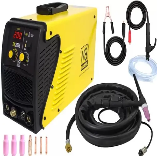 Máquina De Solda Inversora 200a Tig Mma 200s V8 Brasil -220v