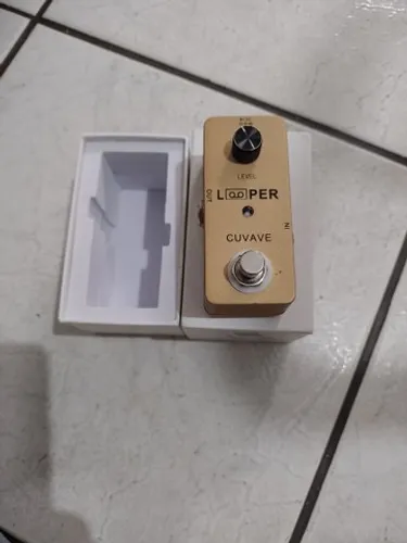 Pedal looper cuvave para guitarra violão baixo