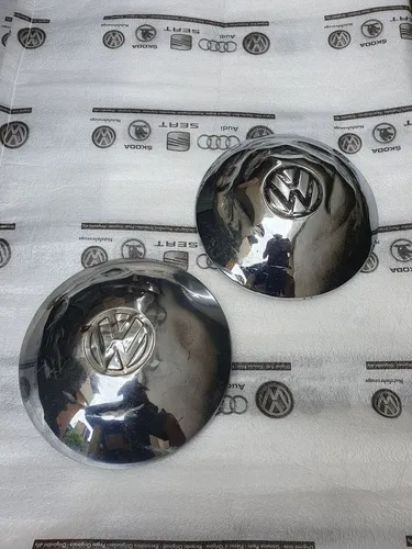 Fusca par calotas rodas 5 furos originais