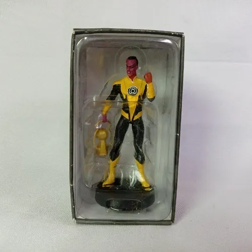 Lote - Dois Bonecos em chumbo da DC Comics - Sinestro e Lex Luthor