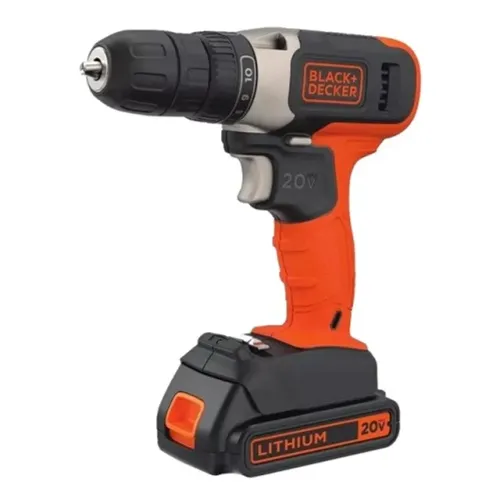 Furadeira Parafusadeira a Bateria Black Decker BCD702C1 20V