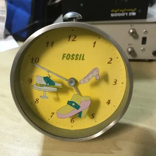 Rélogio Fossil Despertador antigo de mesa decoração