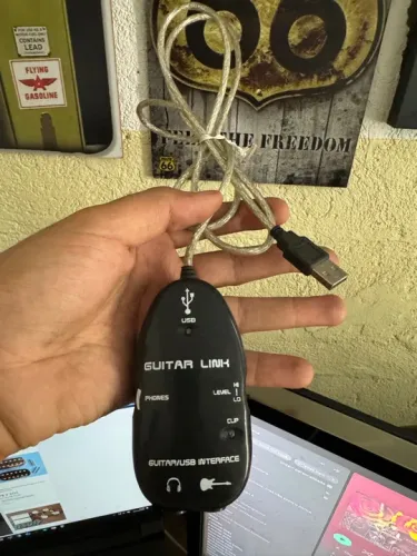 Interface de áudio usb Guitar Link