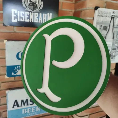 Quadro Escudo 3D Palmeiras P