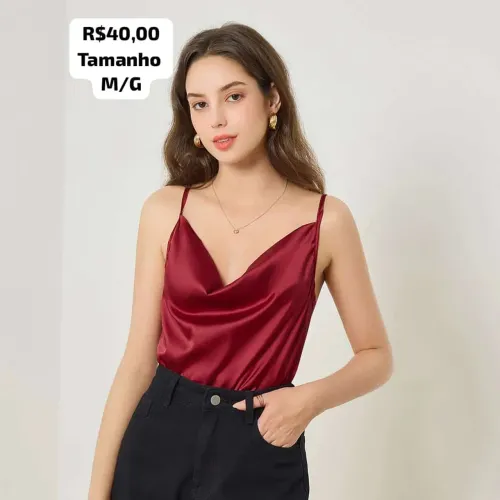 Linda blusa feminina tamanho M/G em tecido 