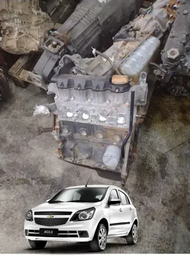 Motor Chevrolet Agile 1.4  2011  -  87 mil kms rodados Venda base troca 