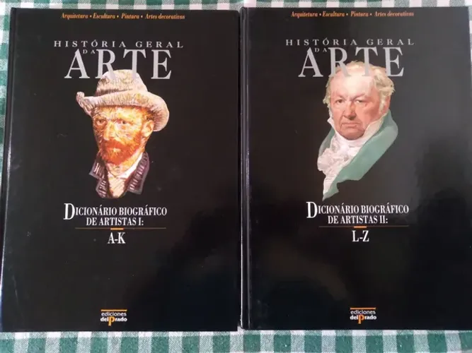 LIVROS HISTÓRIA GERAL DA ARTE - DICIONÁRIO BIOGRÁFICO DE ARTISTAS I E II