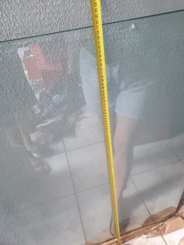 Vidro 10mm Bisotado 120cm X 80cm