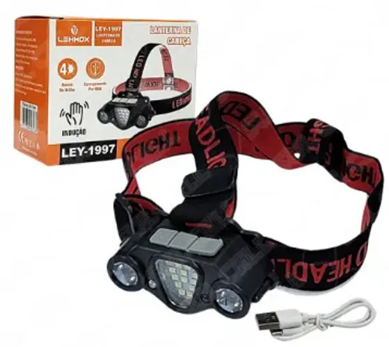 Lanterna de Cabeça com 3 leds para Bike Bicicleta z756