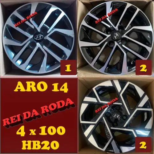 Jogo de Rodas ARO14 - HB20 - Modelos Variados - A partir R$2.190,00