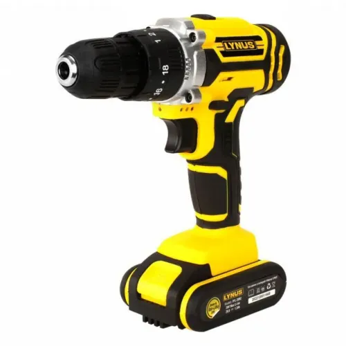 Parafusadeira Furadeira de Impacto 20V com 2 Baterias - LYNUS-PFL-20B2