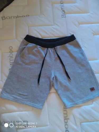 Shorts masculino cinza New damura tamanho g