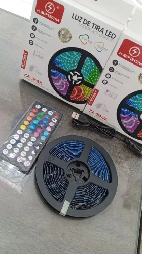 Fita de Led RGB Inteligente com Sensor de Som ou Fala 3M KA-3M-SK - KAPBOM