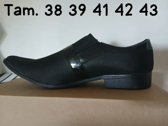 Sapato Social Preto tamanho 34 35 36 37 38 39 42 41 43 44
