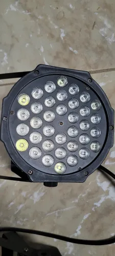 2 Canhões Refletores Led 36 Leds Rgb Dmx