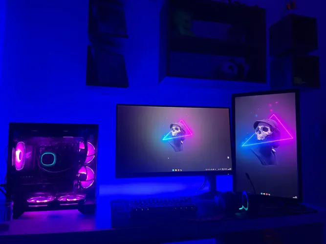 PC GAMER Completo Ryzen 7 5700x + RX 7600