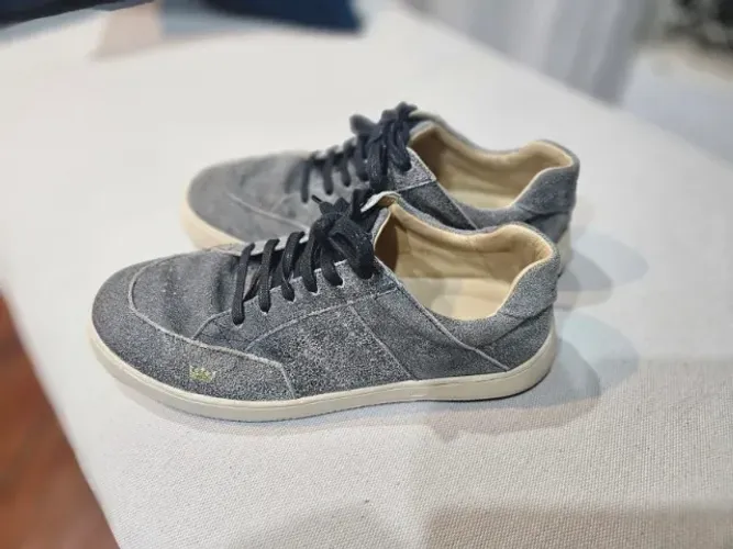 Tênis Osklen Soho Shift Camurça Masculino - Cinza