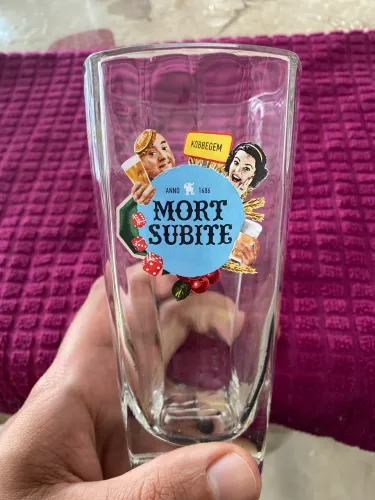 Copo cerveja Mort Subite 250ml