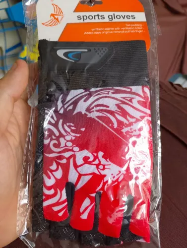 Par de luvas esportiva motociclista