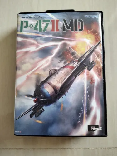 P-47 II p/ Mega Drive, lançamento e completo - cartucho videogame