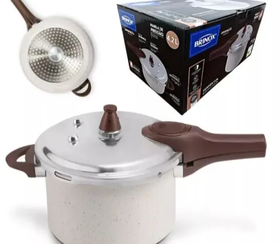 Panela de Pressão Brinox Ceramic Life 4.2L