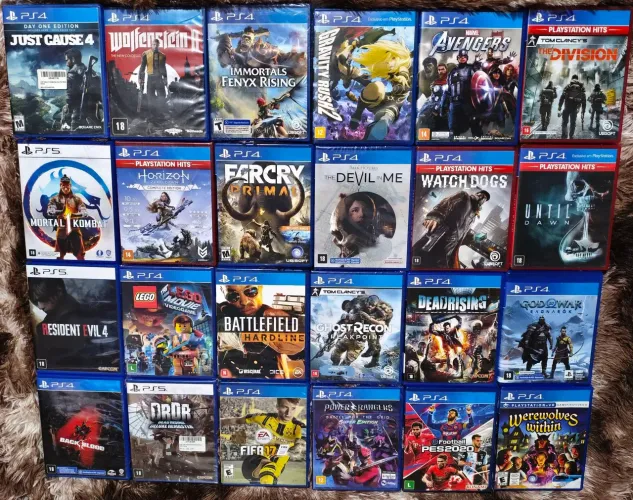 Jogos de PS4 e PS5