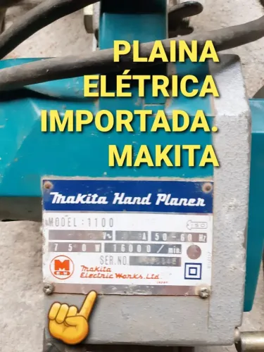 PLAINA ELÉTRICA MAKITA IMPORTADA 