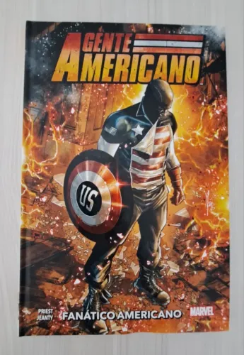 HQ Revista Agente Americano - Fanático Americano - Marvel - Capa Dura - Panini