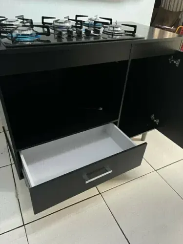 Balcao Cooktop para Fogao 5 Bocas Lyon - 10 Meses Garantia