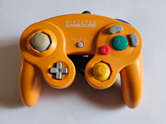 Controle Nintendo Gamecube Original Laranja
