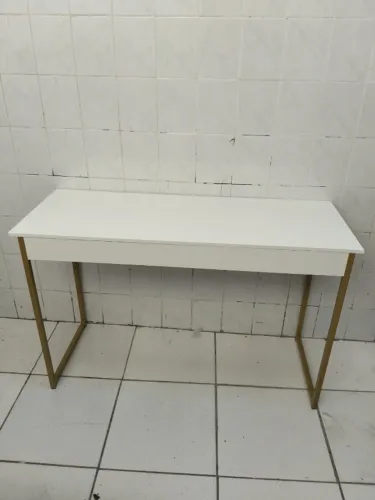 Escrivaninha/Mesa Industrial 120cm - Branca