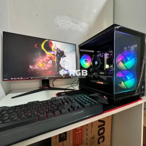 PC Gamer COMPLETO RYZEN 7 + RX7600 + 1 ano de garantia e em até 12x