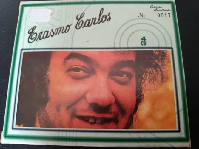 Box com 4 cd's Erasmo Carlos: A pescaria, Você me acende,O tremendão,E. C. e os tremendões