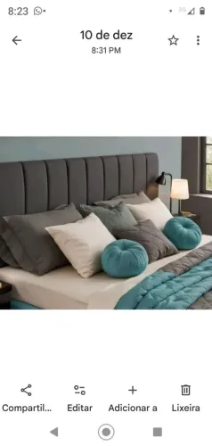 Pronta entrega...Valor R$ 55  a Cabeceira de cama modulada,.. sete peças cama de casal