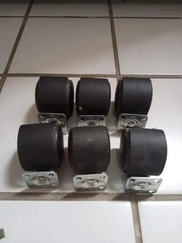 Rodízios para Móveis - 6 peças