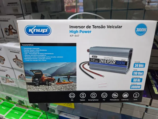 Inversor  de potência de 3000w 24v  pra 110v