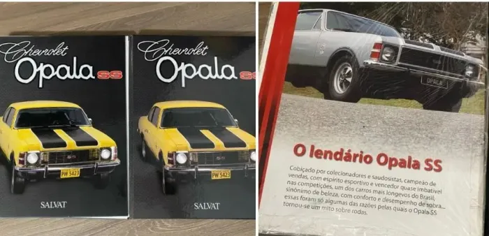 Fascículos da coleção monte seu opala editora Salvat números 1 e 2